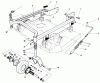 Toro 30136 - 36" Side Discharge Mower, 1987 (7000001-7999999) Ersatzteile CARRIER FRAME ASSEMBLY