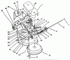 Toro 30137 - 37" Recycler Mower, 1994 (490001-490285) Ersatzteile COVER & PULLEY ASSEMBLY