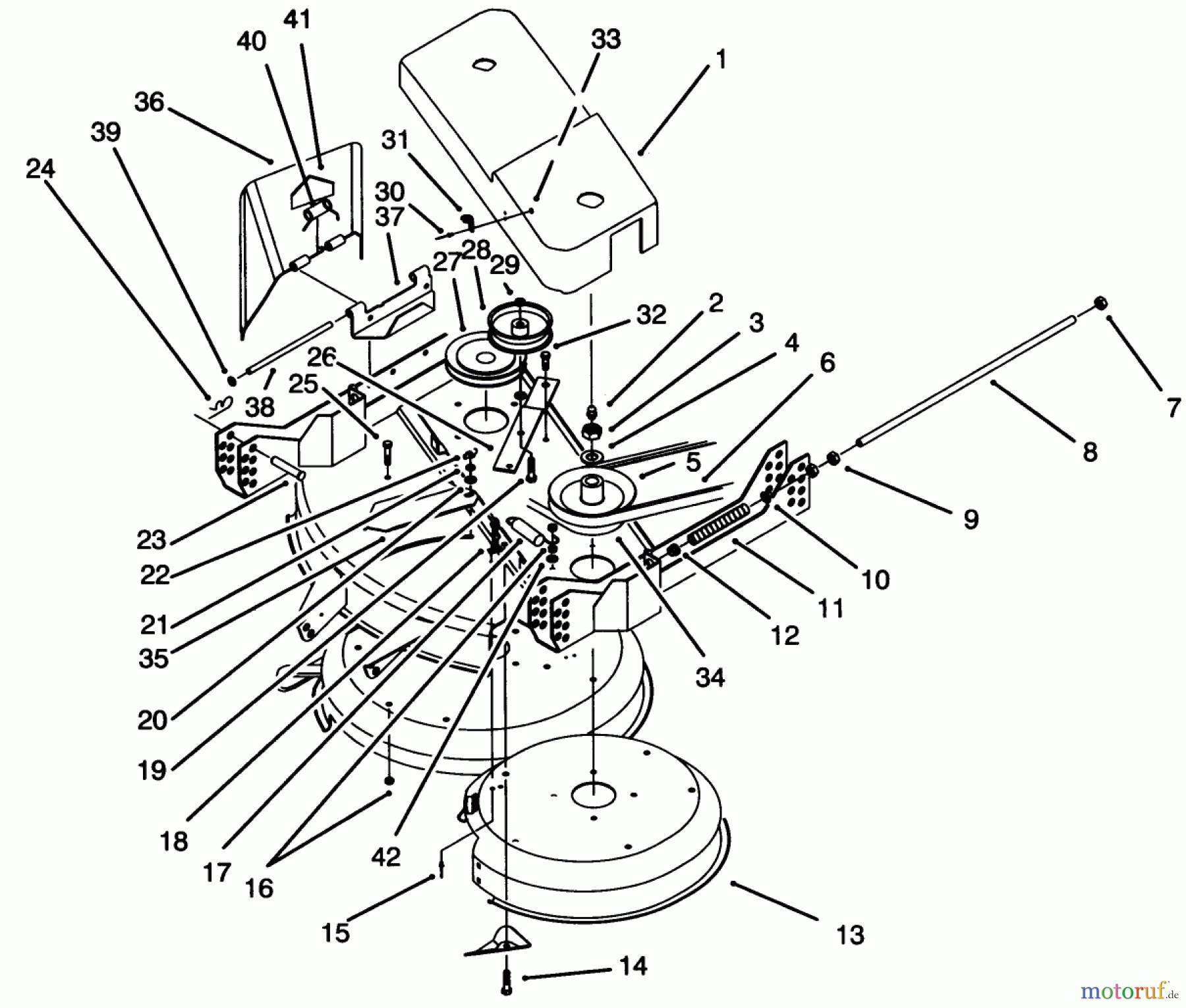 Toro Neu Mowers, Deck Assembly Only 30137 - Toro 37