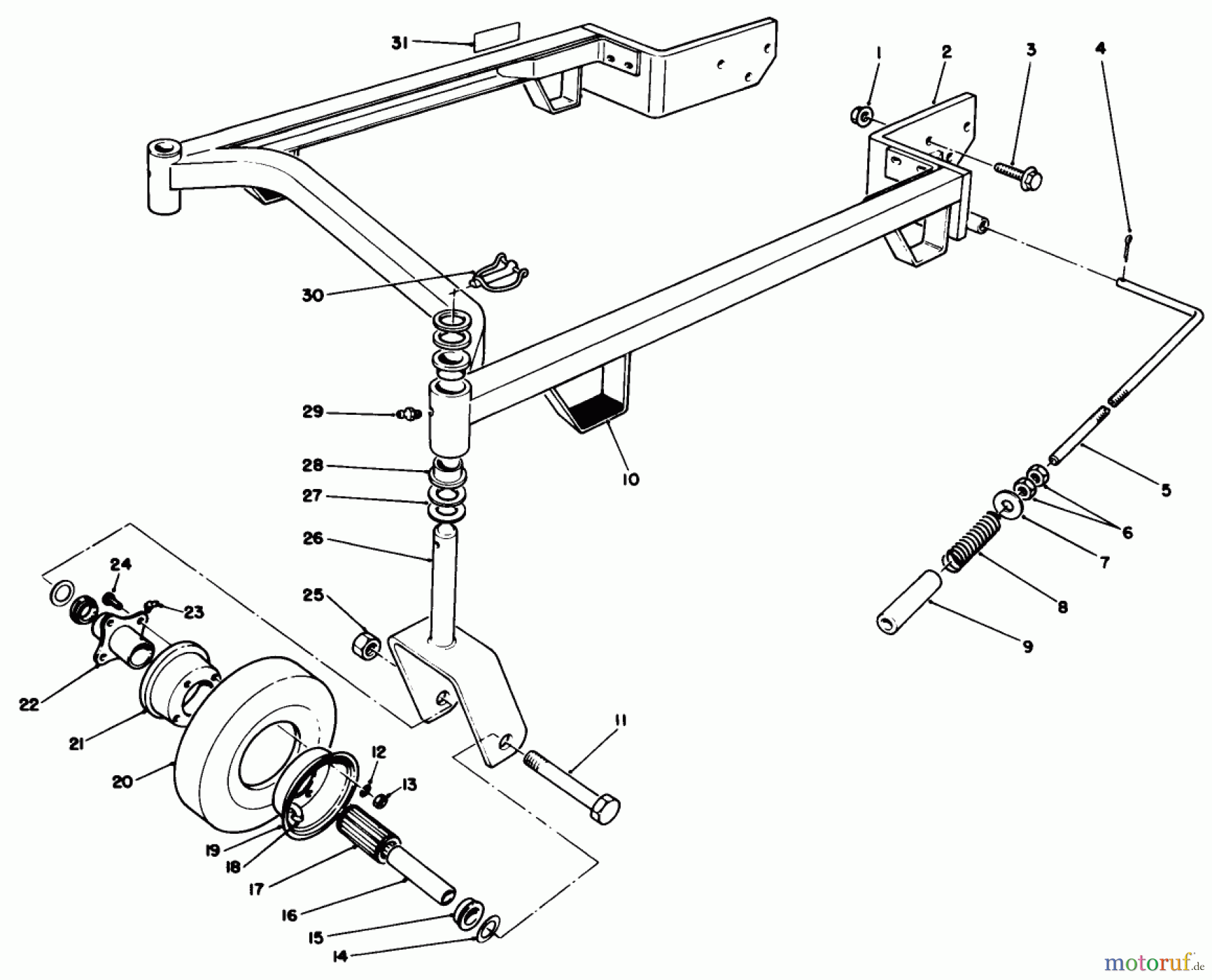  Toro Neu Mowers, Deck Assembly Only 30144 - Toro 44