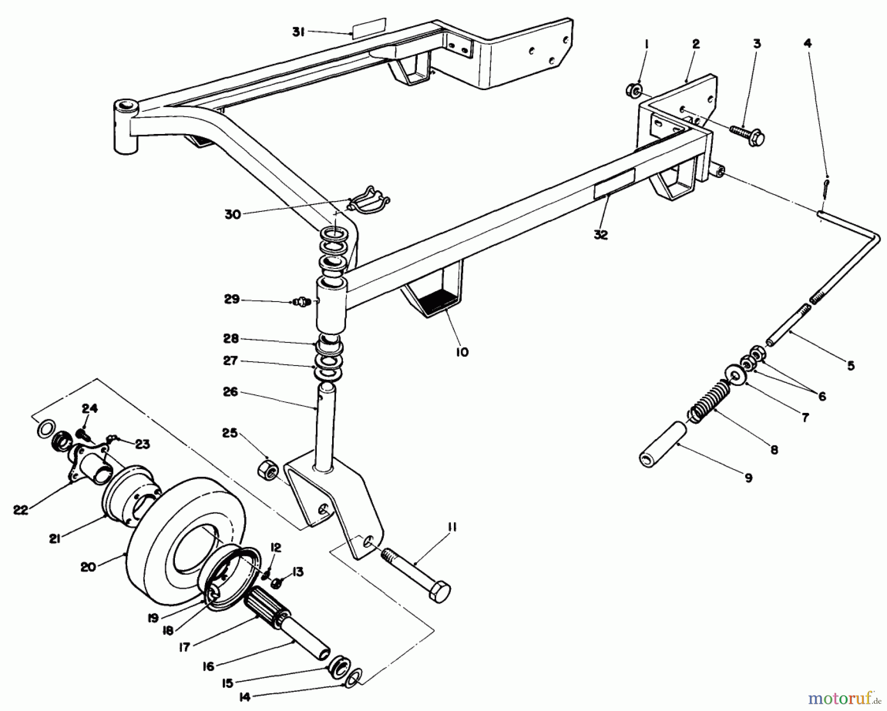 Toro Neu Mowers, Deck Assembly Only 30144 - Toro 44
