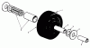 Toro 30144 - 44" Side Discharge Mower, 1992 (200001-299999) Ersatzteile CASTOR WHEEL ASSEMBLY NO. 27-1050 (OPTIONAL)