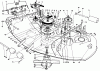 Toro 30144 - 44" Side Discharge Mower, 1992 (200001-299999) Ersatzteile CUTTING UNIT ASSEMBLY