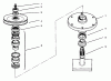 Toro 30152 - 52" Side Discharge Mower, 1991 (100001-199999) Ersatzteile DRIVE SPINDLE NO. 27-0870