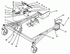 Toro 30162 - 62" Side Discharge Mower, 1993 (390001-399999) Ersatzteile CARRIER FRAME