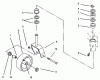 Toro 30162 - 62" Side Discharge Mower, 1993 (390001-399999) Ersatzteile CASTER FORK ASSEMBLY