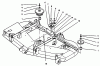Toro 30162 - 62" Side Discharge Mower, 1993 (390001-399999) Ersatzteile PULLEYS AND IDLER ASSEMBLY