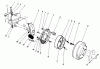 Toro 30544 (117/120) - 44" Side Discharge Mower, Groundsmaster 117/120, 1989 (900001-999999) Ersatzteile BRAKE KIT MODEL NO. 30758 (OPTIONAL) #1