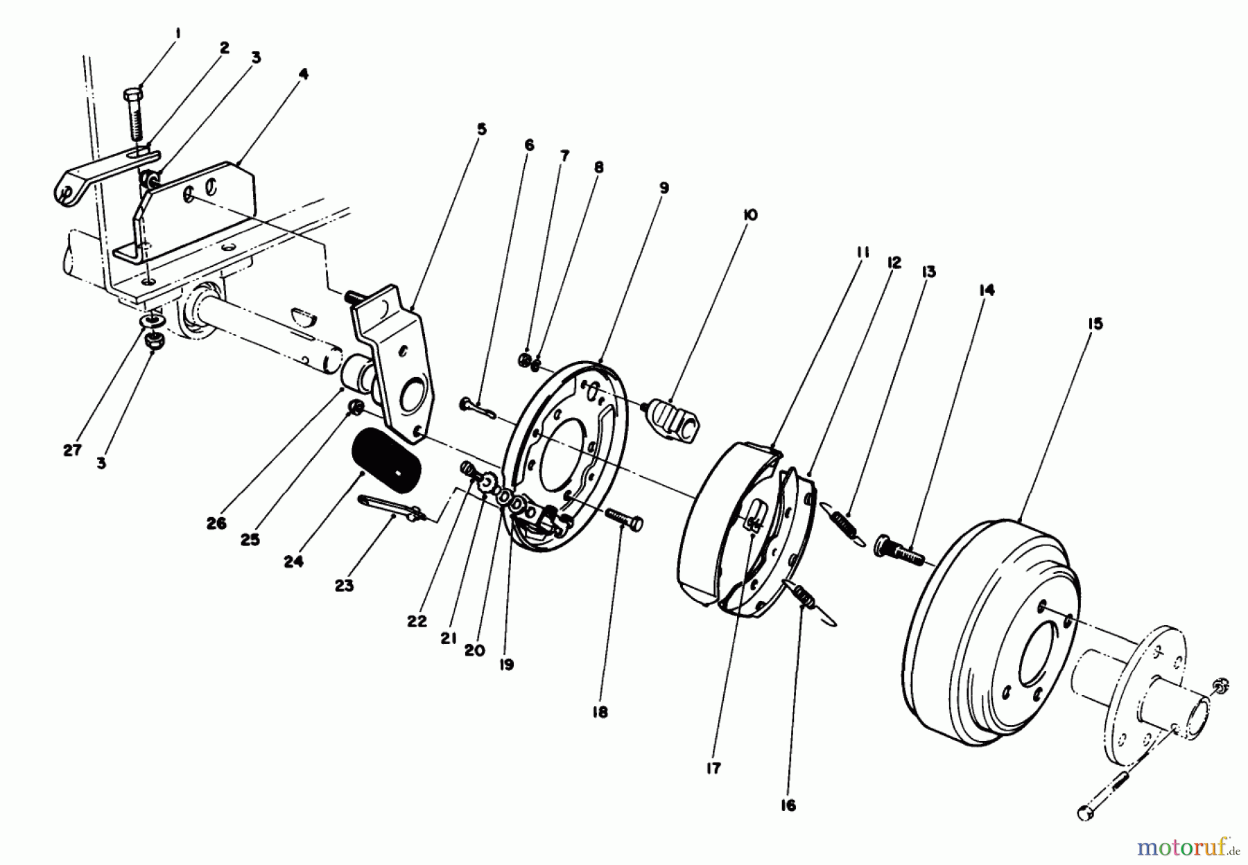 Toro Neu Mowers, Deck Assembly Only 30544 (117/120) - Toro 44