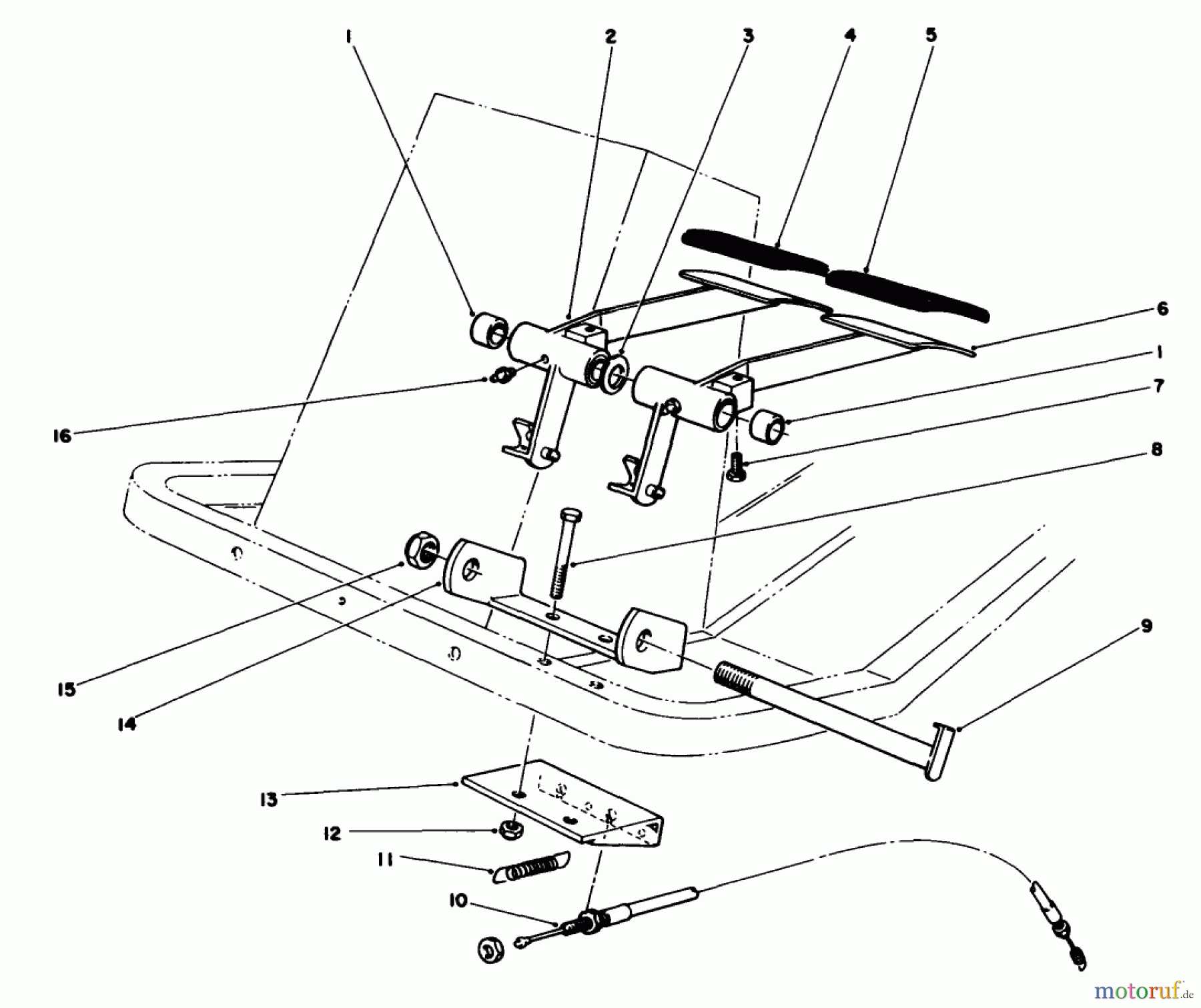 Toro Neu Mowers, Deck Assembly Only 30544 (117/120) - Toro 44