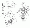 Toro 30544 (117/120) - 44" Side Discharge Mower, Groundsmaster 117/120, 1989 (900001-999999) Ersatzteile CARBURETOR-GROUP 5 ENGINE KOHLER MODEL NO. KT17QS TYPE NO. 24324
