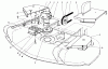 Toro 30544 (117/120) - 44" Side Discharge Mower, Groundsmaster 117/120, 1989 (900001-999999) Ersatzteile CUTTING UNIT MODEL NO. 30544 #2