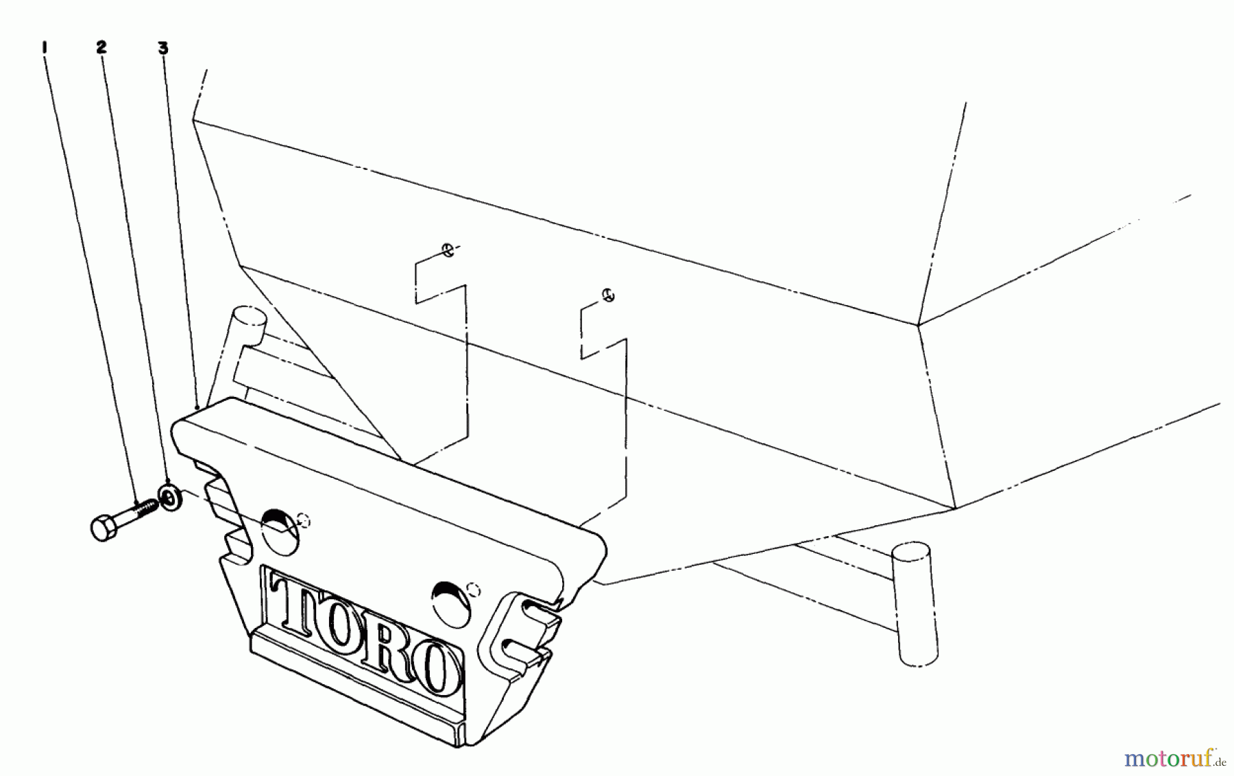 Toro Neu Mowers, Deck Assembly Only 30544 (117/120) - Toro 44