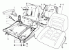 Toro 30544 (117/120) - 44" Side Discharge Mower, Groundsmaster 117/120, 1989 (900001-999999) Ersatzteile DELUXE SUSPENSION SEAT MODEL NO. 30756 (OPTIONAL)