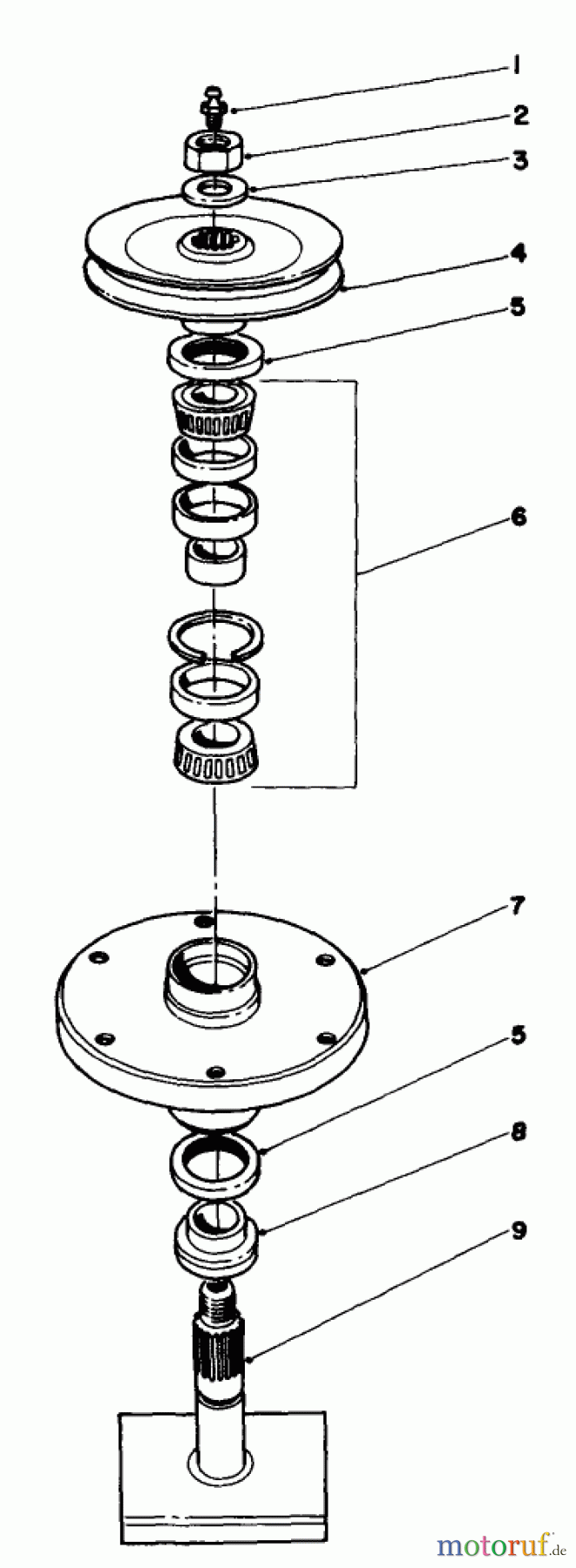 Toro Neu Mowers, Deck Assembly Only 30544 (117/120) - Toro 44