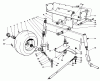 Toro 30544 (117/120) - 44" Side Discharge Mower, Groundsmaster 117/120, 1989 (900001-999999) Ersatzteile FRONT AXLE ASSEMBLY
