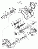 Toro 30544 (117/120) - 44" Side Discharge Mower, Groundsmaster 117/120, 1989 (900001-999999) Ersatzteile GEAR REDUCTION & DIFFERENTIAL NO. 1310-001A