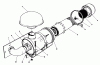 Toro 30544 (117/120) - 44" Side Discharge Mower, Groundsmaster 117/120, 1989 (900001-999999) Ersatzteile REMOTE AIR CLEANER KIT NO. 55-8460 (OPTIONAL)