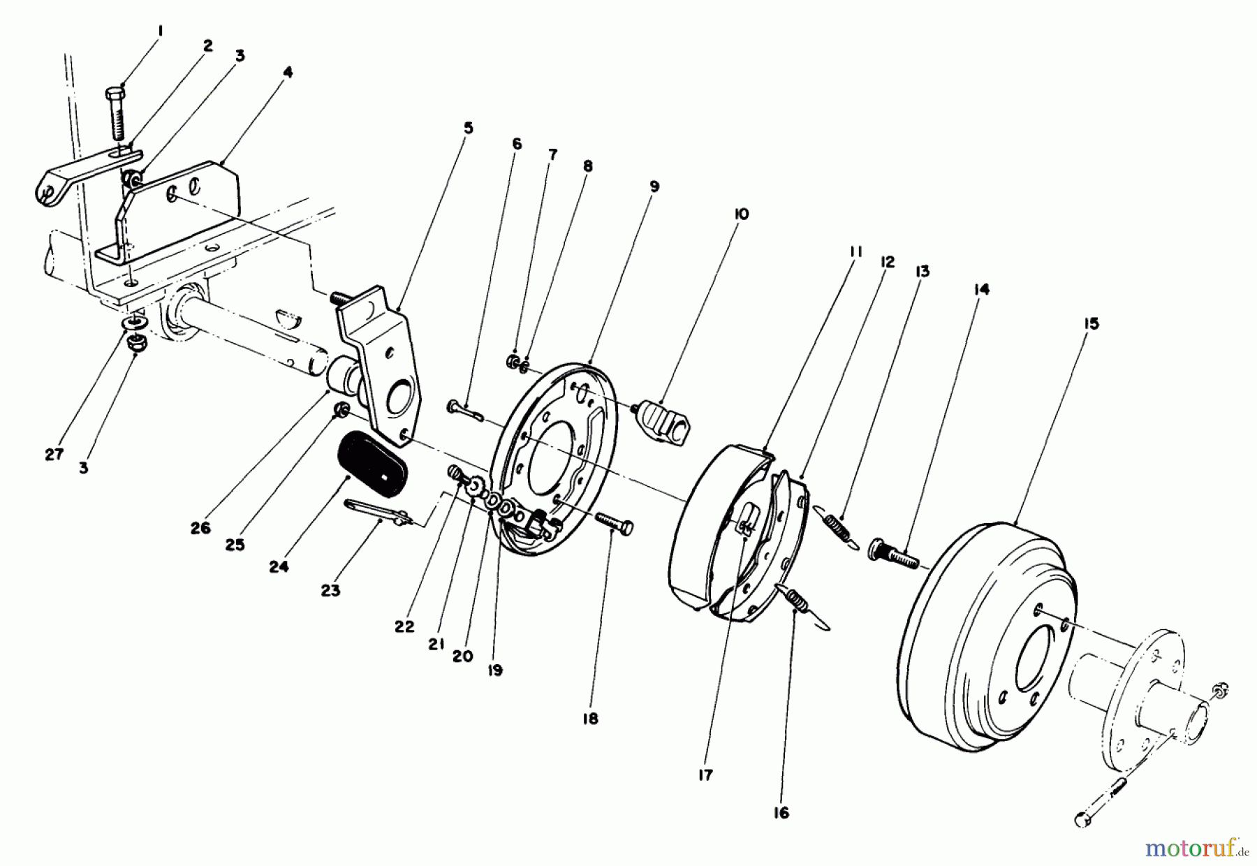 Toro Neu Mowers, Deck Assembly Only 30544 (117/120) - Toro 44