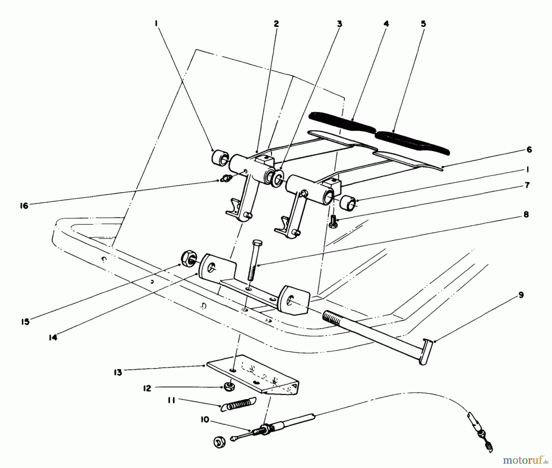 Toro Neu Mowers, Deck Assembly Only 30544 (117/120) - Toro 44