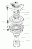 Toro 30544 (117/120) - 44" Side Discharge Mower, Groundsmaster 117/120, 1990 (000001-099999) Ersatzteile CLUTCH ASSEMBLY NO. 54-0220