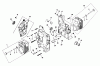 Toro 30544 (117/120) - 44" Side Discharge Mower, Groundsmaster 117/120, 1990 (000001-099999) Ersatzteile CRANKCASE ENGINE KOHLER MODEL NO. M18QS-24615