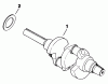 Toro 30544 (117/120) - 44" Side Discharge Mower, Groundsmaster 117/120, 1990 (000001-099999) Ersatzteile CRANKSHAFT ENGINE KOHLER MODEL NO. M18QS-24615