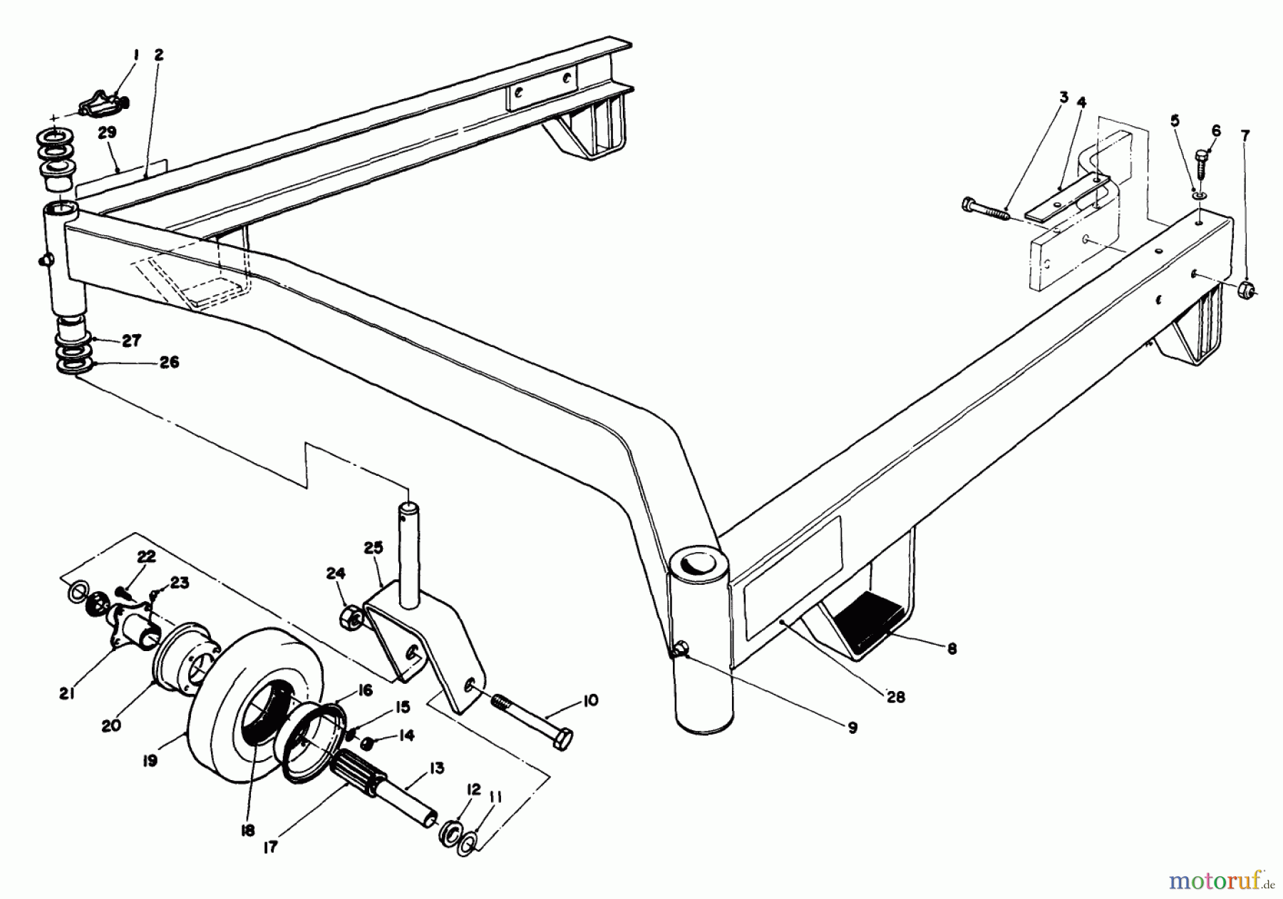  Toro Neu Mowers, Deck Assembly Only 30544 (117/120) - Toro 44