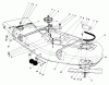 Toro 30544 (117/120) - 44" Side Discharge Mower, Groundsmaster 117/120, 1990 (000001-099999) Ersatzteile CUTTING UNIT MODEL NO. 30753 #1