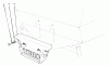 Toro 30544 (117/120) - 44" Side Discharge Mower, Groundsmaster 117/120, 1990 (000001-099999) Ersatzteile CUTTING UNIT MODEL NO. 30768 REAR WEIGHT (OPTIONAL)
