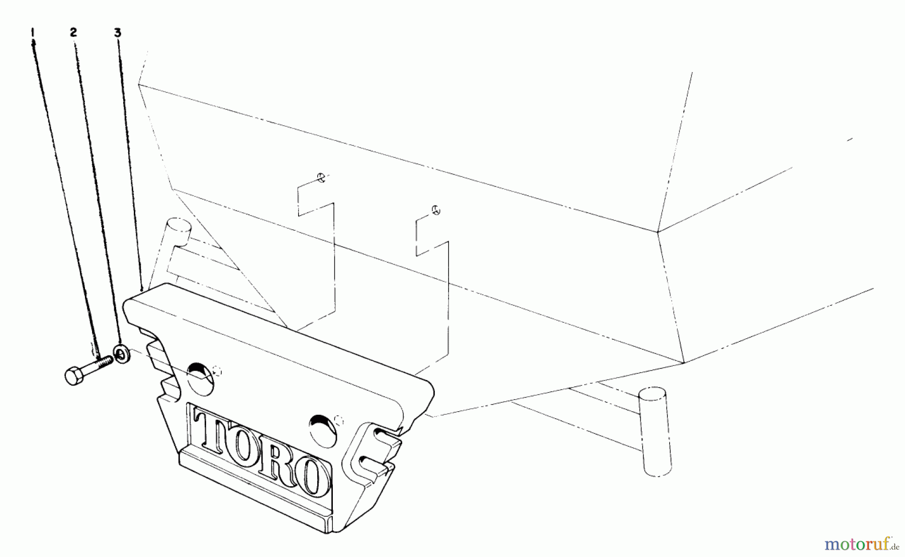 Toro Neu Mowers, Deck Assembly Only 30544 (117/120) - Toro 44