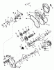 Toro 30544 (117/120) - 44" Side Discharge Mower, Groundsmaster 117/120, 1990 (000001-099999) Ersatzteile GEAR REDUCTION & DIFFERENTIAL NO. 1310-001A