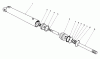 Toro 30544 (117/120) - 44" Side Discharge Mower, Groundsmaster 117/120, 1990 (000001-099999) Ersatzteile HYDRAULIC LIFT CYLINDER NO. 54-0150