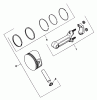 Toro 30544 (117/120) - 44" Side Discharge Mower, Groundsmaster 117/120, 1990 (000001-099999) Ersatzteile PISTON & ROD ENGINE KOHLER MODEL NO. M18QS-24615