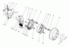 Toro 30544 (117/120) - 44" Side Discharge Mower, Groundsmaster 117/120, 1991 (100001-199999) Ersatzteile BRAKE KIT MODEL NO. 30758 (OPTIONAL) #1