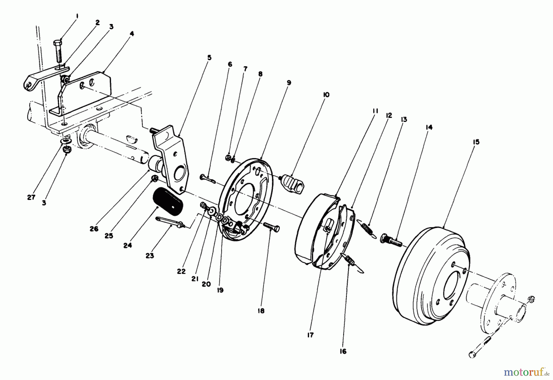 Toro Neu Mowers, Deck Assembly Only 30544 (117/120) - Toro 44
