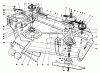 Toro 30544 (117/120) - 44" Side Discharge Mower, Groundsmaster 117/120, 1991 (100001-199999) Ersatzteile CUTTING MODEL NO. 30747