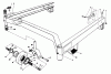 Toro 30544 (117/120) - 44" Side Discharge Mower, Groundsmaster 117/120, 1991 (100001-199999) Ersatzteile CUTTING UNIT MODEL NO. 30747 #3