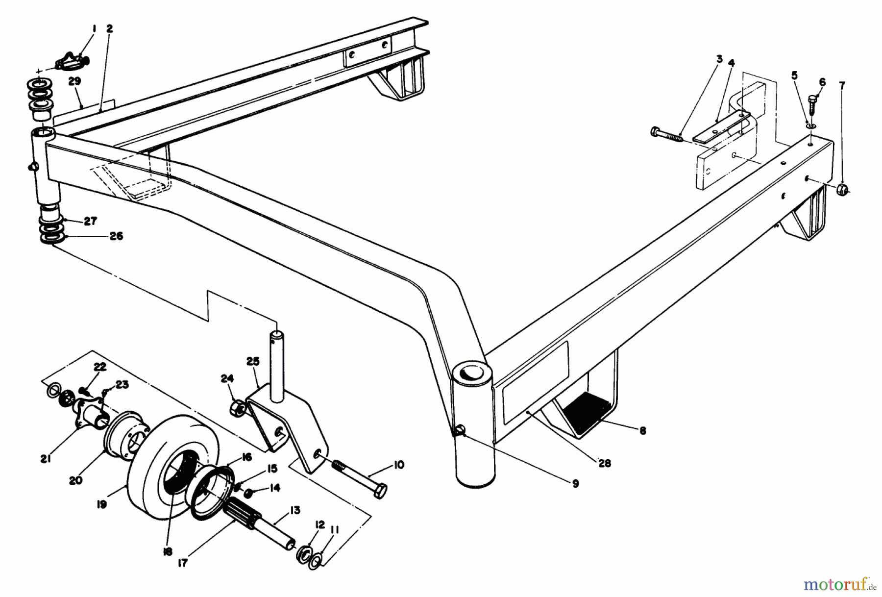  Toro Neu Mowers, Deck Assembly Only 30544 (117/120) - Toro 44