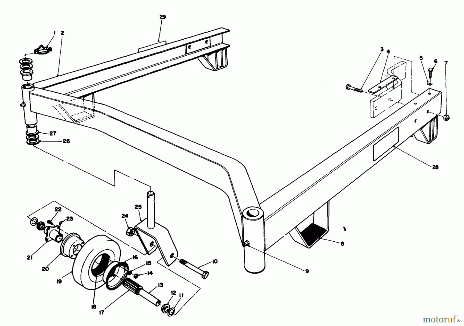 Toro Neu Mowers, Deck Assembly Only 30544 (117/120) - Toro 44