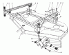 Toro 30544 (117/120) - 44" Side Discharge Mower, Groundsmaster 117/120, 1991 (100001-199999) Ersatzteile CUTTING UNIT MODEL NO. 30768 #3