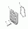 Toro 30544 (117/120) - 44" Side Discharge Mower, Groundsmaster 117/120, 1991 (100001-199999) Ersatzteile CYLINDER HEAD-ENGINE KOHLER MODEL NO. M18QS-24657