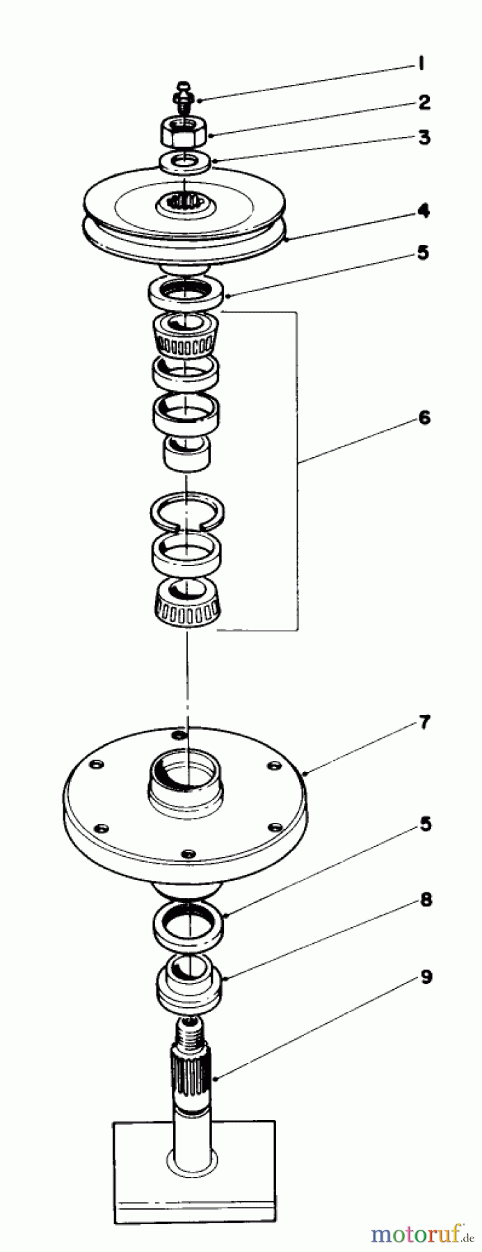 Toro Neu Mowers, Deck Assembly Only 30544 (117/120) - Toro 44