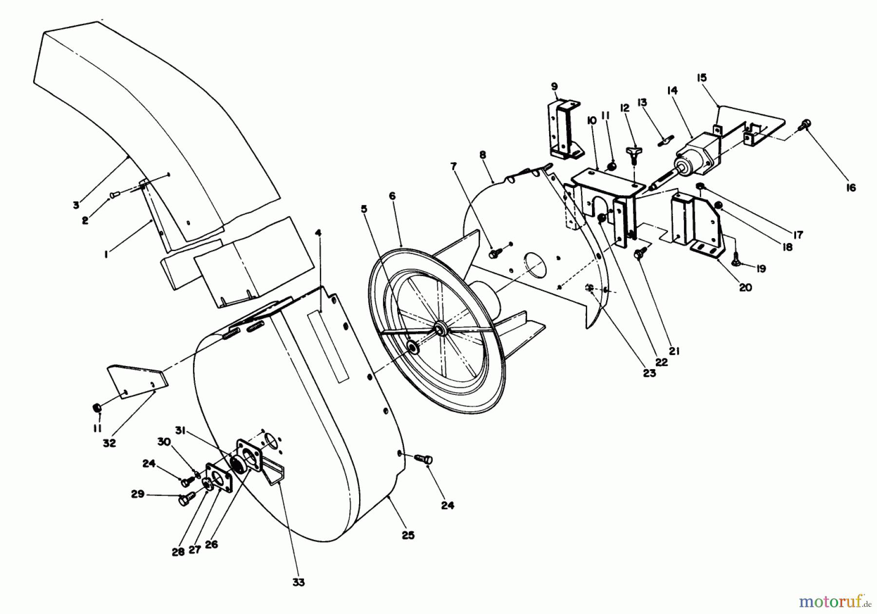 Toro Neu Mowers, Deck Assembly Only 30544 (117/120) - Toro 44