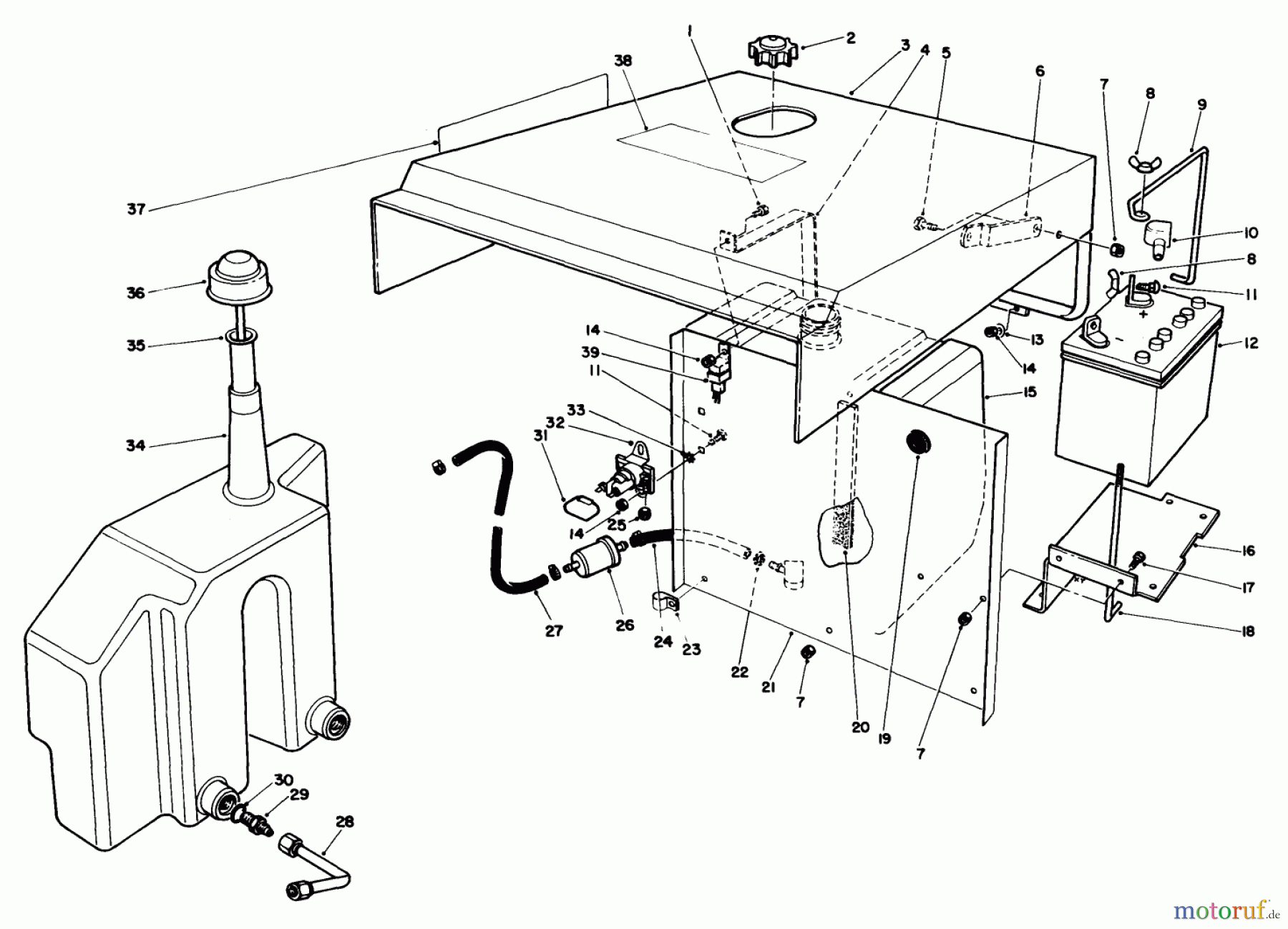  Toro Neu Mowers, Deck Assembly Only 30544 (117/120) - Toro 44