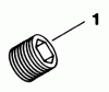 Toro 30544 (117/120) - 44" Side Discharge Mower, Groundsmaster 117/120, 1991 (100001-199999) Ersatzteile LOW OIL PRESSURE SWITCH-ENGINE KOHLER MODEL NO. M18QS-24657