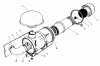 Toro 30544 (117/120) - 44" Side Discharge Mower, Groundsmaster 117/120, 1991 (100001-199999) Ersatzteile REMOTE AIR CLEANER KIT NO. 55-8460 (OPTIONAL)