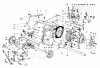 Toro 30544 (117/120) - 44" Side Discharge Mower, Groundsmaster 117/120, 1991 (100001-199999) Ersatzteile TRANSMISSION & DIFFERENTIAL ASSEMBLY