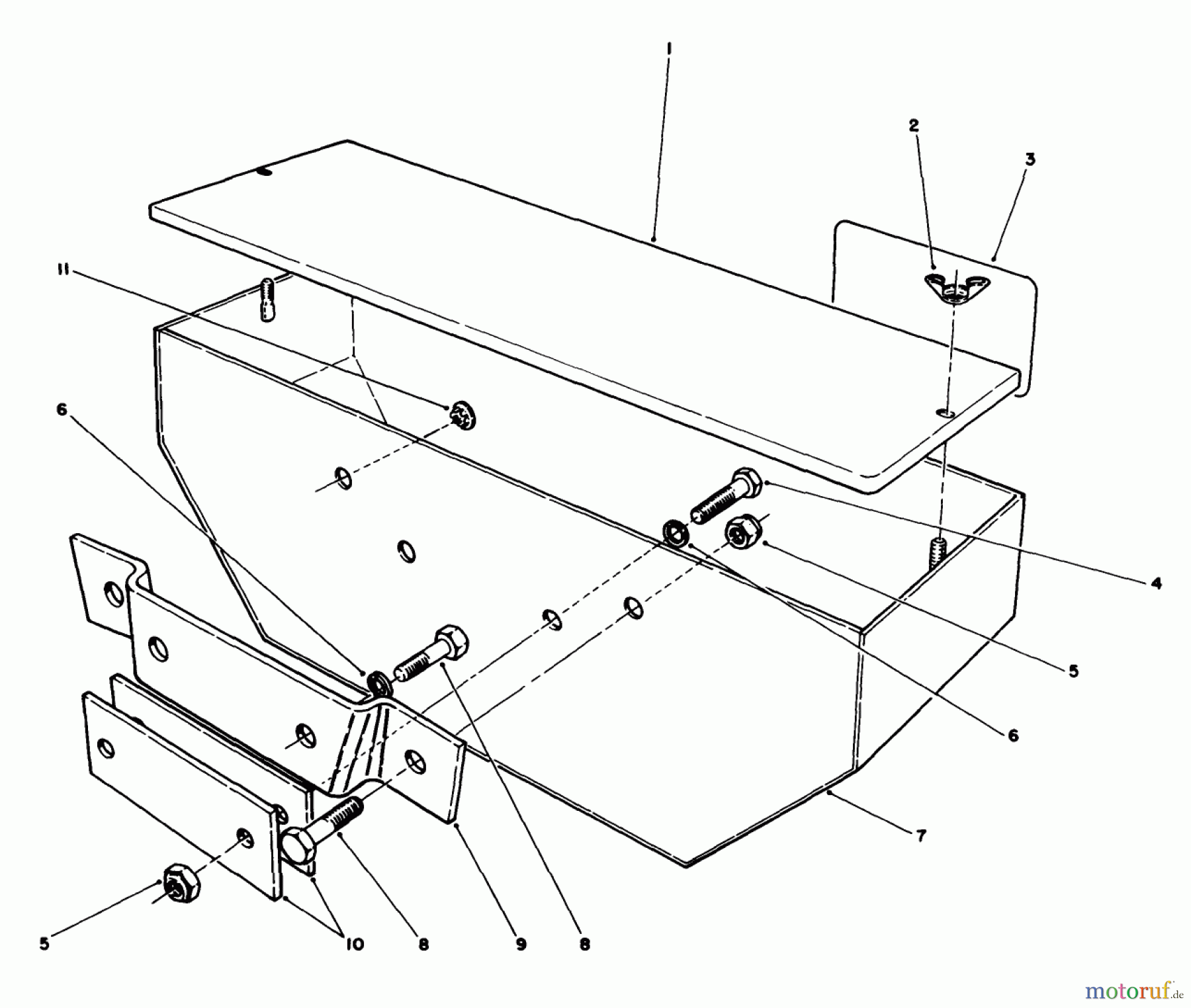 Toro Neu Mowers, Deck Assembly Only 30544 (117/120) - Toro 44