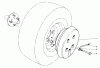 Toro 30544 (117/120) - 44" Side Discharge Mower, Groundsmaster 117/120, 1991 (100001-199999) Ersatzteile WHEEL WEIGHT KIT MODEL NO. 56-6620 (OPTIONAL)(FOR 44" SNOW THROWER MODEL NO. 30761)